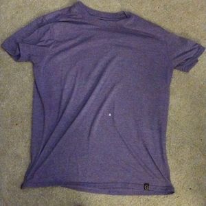 Large men's purple goldtoe Tshirt